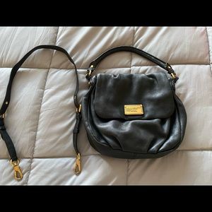 MARC by Marc Jacobs Black leather shoulder bag